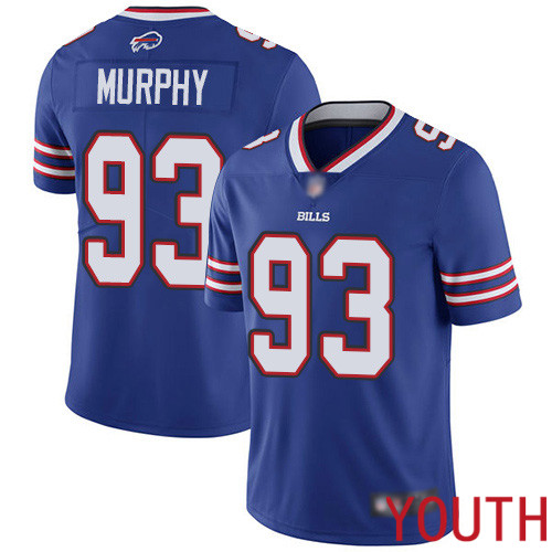 Youth Buffalo Bills 93 Trent Murphy Royal Blue Team Color Vapor Untouchable Limited Player NFL Jersey